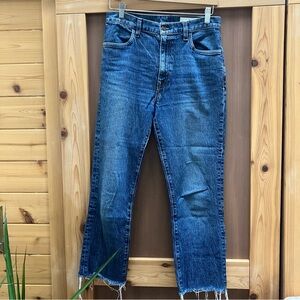 Imogene + Willie Sophie high rise straight crop jeans